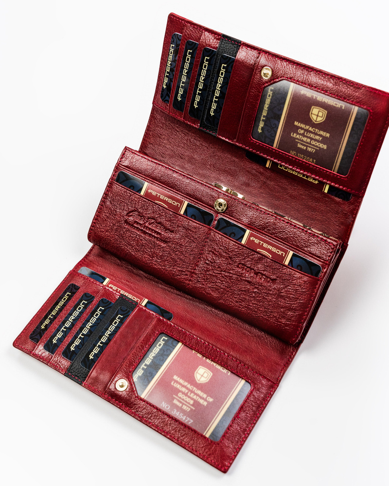 Elegancki portfel na karty z ochroną RFID - Peterson - obrazek 7
