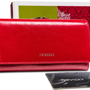 Klasyczny portfel damski ze skóry naturalnej - Peterson